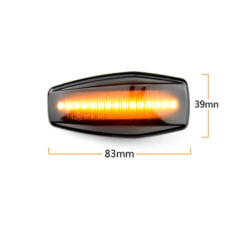 LED Dinaminis Posūkio Signalo, Šoniniai Gabaritiniai Šviesos Eilės Indikatorių Šviesos Hyundai Elantra Getz 