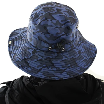 UPF 50+ Saulės Skrybėlę Kibirą Vasaros Vyrai Moterys Žvejybos Boonie Hat Saulės UV Apsauga Ilgai Didelio Masto Kraštų Bob Pėsčiųjų Lauko Paplūdimio Kepurė