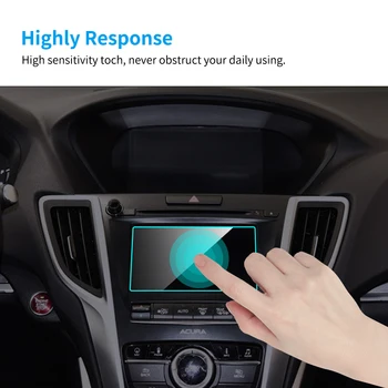 Automobilių GPS Navigacijos Ekrano apsaugos Acura TLX-L Interjero 2018 Grūdintas Stiklas Jutiklinio Ekrano Apsauginės Plėvelės Automobilių Reikmenys