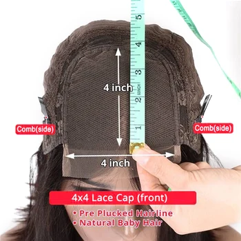 ONETIDE ilgą peruką 28 30 32 colių kūno banga nėriniai priekiniai perukas Brazilijos nėriniai priekiniai Žmogaus Plaukų Perukai moterims, nėriniai priekinio uždarymo perukas