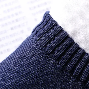 2020 m. vyras naujų juostele apvalios apykaklės plonas megztinis jaunimo mados asmenybę, ugdyti savo moralės padaryti megztinis