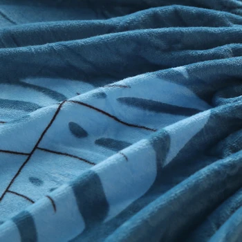 Žiemos sutirštės spausdinti Įrengtas Lapas Kristalų aksomo Audinys, paklode Su Elastinga Juosta čiužinių užvalkalai Multi Dydis padengti lova