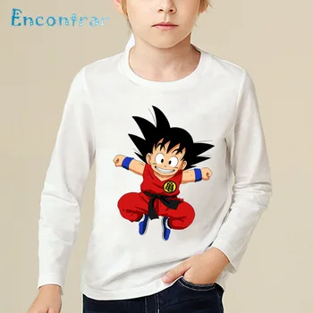 Vaikai Mažai Animacinių filmų Print T-shirt Vaikai Anime Juokinga Viršūnes Kūdikių Berniukų/Mergaičių Long Sleeve T shirt,LKP5072