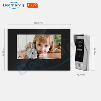 Doornanny Visiškai Jutiklinis Ekranas Vaizdo Domofonas Namuose Butas WiFi Domofonas Intry Namų Bell Tuya Smart Doorbell Su Kamera