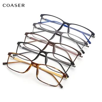 Danija Markės Dizaino Titano Akinių Rėmeliai vyrų Derliaus recepto, optiniai akiniai Moterų Trumparegystė Ne Varžtas Aikštė akiniai
