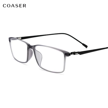 Danija Markės Dizaino Titano Akinių Rėmeliai vyrų Derliaus recepto, optiniai akiniai Moterų Trumparegystė Ne Varžtas Aikštė akiniai