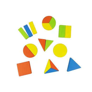 Mediniai Geometrinių Formų Montessori Įspūdį Rūšiavimo Matematikos Plytų Ikimokyklinio Mokymosi Švietimo Žaidimas Kūdikių Bamblys Žaislai Vaikams