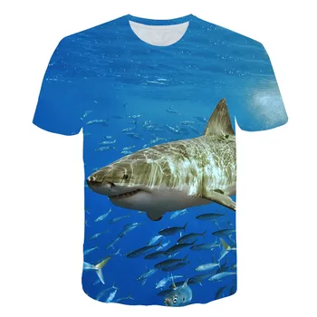 Karšto Pardavimo Juokinga Tropinių Žuvų Marškinėliai Vyrams Mados Marškinėliai 3D Spausdinimo trumpomis Rankovėmis T-shirt Vyrams, Drabužiai aukštos kokybės top Marškinėliai