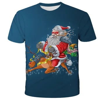 T-shirt Kalėdinis Berniukų, Mergaičių Kalėdų Senelio Dovanų Mados Spausdinimo T Shirts 4 Iki 14 Metų 2020 Metų Vasaros Poliesteris, Vaikams, sportinius Marškinėlius, kad Mergina