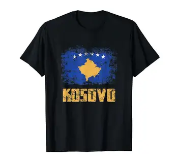 Kosovo Nepriklausomybės Diena Kosovo Albanijos Vėliava 2019 Naujas Mados Prekės Ženklo Drabužių Aukštos Kokybės Juokinga Atsitiktinis Tee Marškinėliai Topai