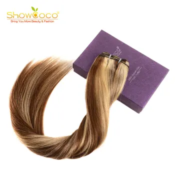ShowCoco Brazilijos Plaukų Pynimas Ryšulius su Mikro Žiedas, skirtas 