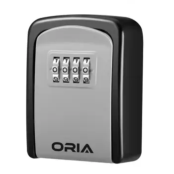 ORIA 4 Skaitmenų Derinys, Patvari Klavišą Laikymas Lauke prie Sienos tvirtinamas Saugos kodą Langelyje Didelės Talpos Saugos Užraktas Dėžutę
