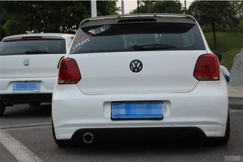 VW Polo Spoileris Aukštos Kokybės ABS Medžiagos, Automobilių Galinis Sparnas Gruntas Spalvos Galinis Spoileris Volkswagen Polo Spoileris 2011-2016