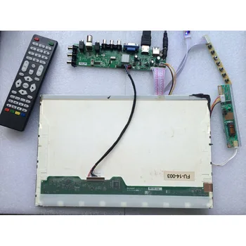 Rinkinys LP141WP1-TLA3 AV HDMI VGA LCD ekranas Skaitmeninis USB 1 CCFL nuotolinio TV Valdytojas, valdybos 1 440 X 900 Ekrano stebėti DVB-T2 14.1