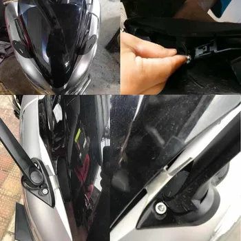 Modifikuotas Motociklo PCX prekinis, galinis stiklo laikiklis fix priekinis Stovas Laikiklis laikikliai galinio vaizdo veidrodėlis honda PCX150 PCX125 2018 2019