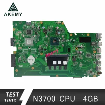 Akemy X751SA Nešiojamas plokštė N3700 CPU, 4GB Už Asus X751S X751SJ X751SV Bandymo mainboard X751SA plokštė bandymo ok