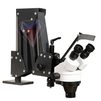 Lankstus Rankos Zoom Mikroskopu Papuošalai Akmuo Deimantas Remontas Nustatymas