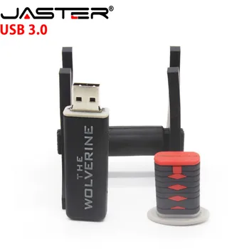 JASTER naujas mielas Samurajus kardas USB flash drive USB 3.0 Pen Ratai pakalikai Memory stick pendrive 4GB 8GB 16GB 32GB 64GB dovana