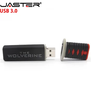 JASTER naujas mielas Samurajus kardas USB flash drive USB 3.0 Pen Ratai pakalikai Memory stick pendrive 4GB 8GB 16GB 32GB 64GB dovana