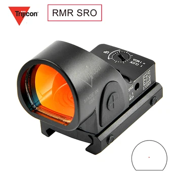 Trijicon Mini Naujas Mini RMR SRO Red Dot Akyse Kolimatorius Glock / Šautuvas Reflex Akyse taikymo Sritis tinka 20mm Weaver Geležinkelių Medžioklės Šautuvas