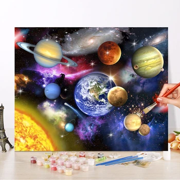 Planetų Saulės Sistema, Galaktika Visatoje, Plakatų Ir Grafikos Paveikslai Tapyba Sienos Nuotraukas Klasikinis Plakatas Namų Dekoro