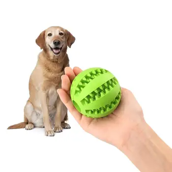 1PC šunelis Žaislas Guminį kamuolį Vidutinio Šuniuką žaisti Prekių Mokymo Candy Spalvas interaktyvias programėles kramtyti žaislai šunims produktus