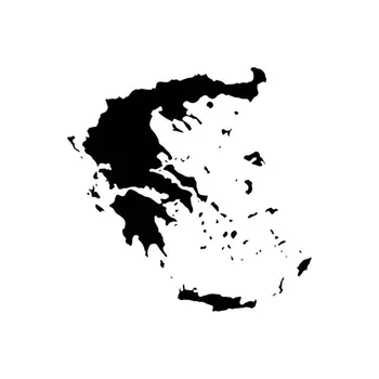 Kūrybos Graikija Žemėlapyje Automobilių Lipdukai Motociklų Aksesuarų Padengti Įbrėžimams atsparus Vandeniui PVC 15cm X 15cm