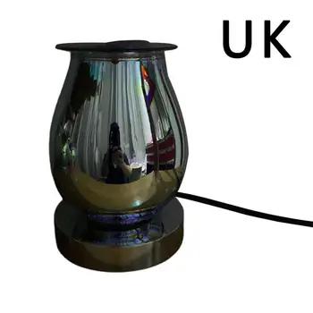 3D LED Naktį lengvo Prisilietimo Jutiklis Aromato difuzorius Elektros Žvakė, Šildytuvas, Stiklo Vaško Lydymo Šildytuvas Su Šviesos Fejerverkų Efektas