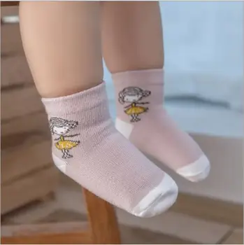 1-12 Metų Rudens ir žiemos nauja stereo animacinių filmų berniukų ir mergaičių kojinės kūdikiams, kūdikių, mažų vaikų kojinės penkios poros kojinių