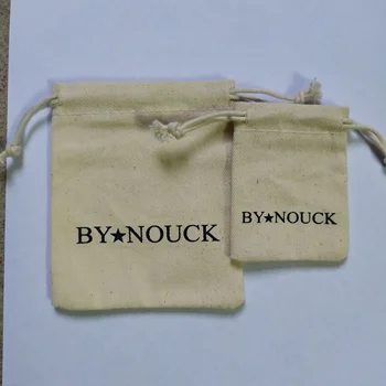 100vnt/aikštelė, nemokamas pristatymas custom medvilnės raišteliu maišelį medvilnės audinio rankų papuošalai Pakabukas surinkimo krepšys