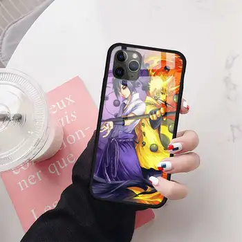 Naruto komiksai Skausmas Uchiha Itachi Telefono dėklas Grūdintas stiklas iphone 11 12 PRO MAX X XS XR 5C 6 6S 7 8 plius