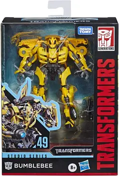 Hasbro Transformers Žaislai Studija Serijos 49 Liukso Klasės Filmas 1 Kamane Veiksmų Skaičius-4.5 Colių Vaikai 8 Metų ir Vyresni