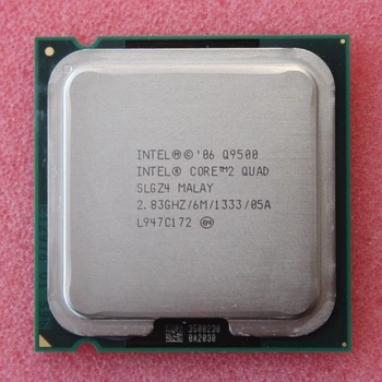 Intel Core 2 Quad Q9500 Procesorius 2.83 GHz 6MB 1333MHz Socket 775 cpu Darbo