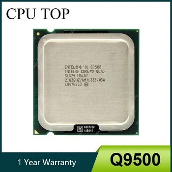 Intel Core 2 Quad Q9500 Procesorius 2.83 GHz 6MB 1333MHz Socket 775 cpu Darbo