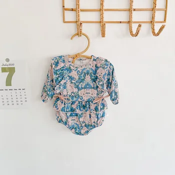 MILANCEL 2020 m. rudenį kūdikių, mergaičių drabužiai gėlių kūdikio mergina bodysuit korėjos kūdikių apranga baby one piece