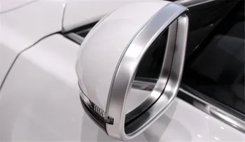 2x Automobilių Šildomi Šoniniai galinio vaizdo Veidrodžio Rėmo Apdaila Blizgančiais Bezel Lipdukas, Skirtas Jaguar XF 2011-16 XJ/XJL 10-16 XE 15 - 16 ABS