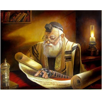 Rabinas Skaityti Visą,kvadratas,dervos,Diamond Siuvinėjimo pardavimas,5D 