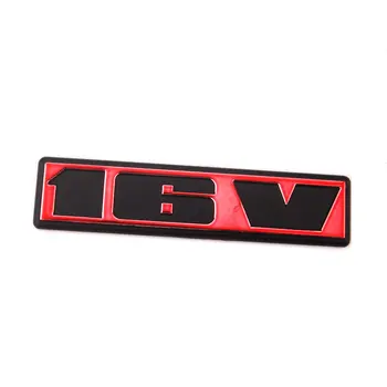 Automobilių ABS Raudona 16V Ženklelis Emblema tinka VW Rabbit Golf Jetta Gti Mk3 Lipdukas, Decal Automobilių Stilius Auto Reikmenys, Automobilių Lipdukai