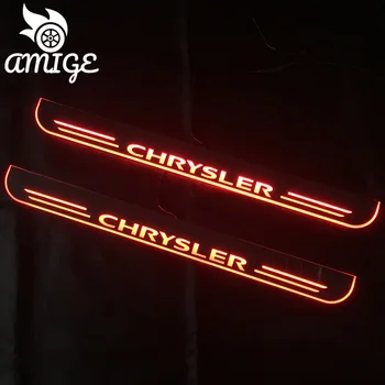LED Automobilio Pedalą Šviesos Chrysler 300 300C SRT8 SRT-8 2005 - 2018 Kelias Sveiki Nusitrinti Žibintai Durų Juda Žingsnis LampsLogo Užsakymą