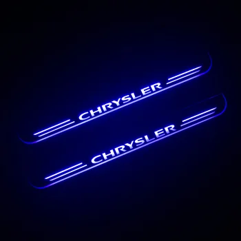 LED Automobilio Pedalą Šviesos Chrysler 300 300C SRT8 SRT-8 2005 - 2018 Kelias Sveiki Nusitrinti Žibintai Durų Juda Žingsnis LampsLogo Užsakymą