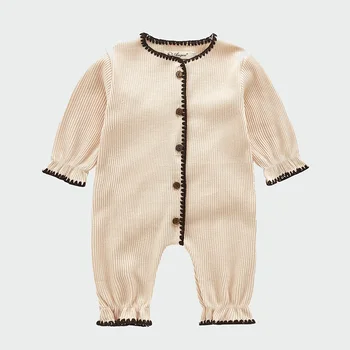 MILANCEL 2020 kūdikiams, kūdikių mergaičių drabužius vienos krūties bamblys merginos jumpsuit kūdikių trikotažas