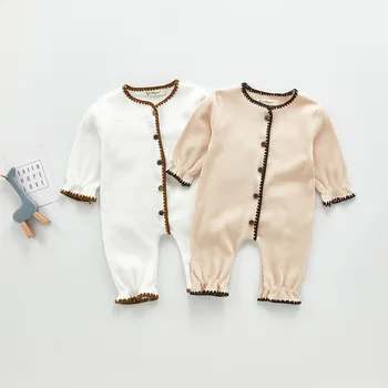 MILANCEL 2020 kūdikiams, kūdikių mergaičių drabužius vienos krūties bamblys merginos jumpsuit kūdikių trikotažas