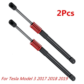 2vnt Galiniai Automobilio bagažo skyriaus Uodega Vartų Bagažinės Įkrovos Dujų Pavasario Šoko Liftas Statramsčiai Paramos Juoda Tesla Model 3 2017 2018 2019 2020