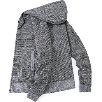 Vyrų megztinis rudenį ir žiemą šiltas megztas megztinis kailis cardigan striukė vyrų drabužiai atsitiktinis megztinis plius aksomo sustorėjimas