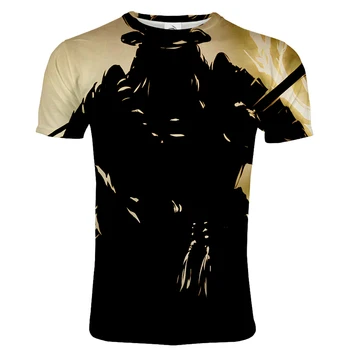 Kariai 3D Atspausdintas T-shirt Samurajus Atsitiktinis Vyrų/Moterų, O-Kaklo Streetwear Marškinėlius Pavasario Vasaros Mados Kariai Hip-Hop marškinėliai Topai