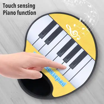 Naujos Muzikos Pelės Mygtukai Elektros Patvarus Pianinas Modelis Pelės Kilimėlis, neslidžia MUZIKOS PELĖS MYGTUKAI Elektros Office Laisvalaikio, Žaislų, Dropshipping