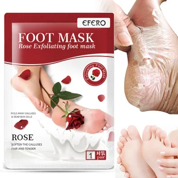 Efero Rose PĖDŲ KAUKĖ Žieves toli manikiūras.beautiful negyvas odos ląsteles Pėdų Kaukė