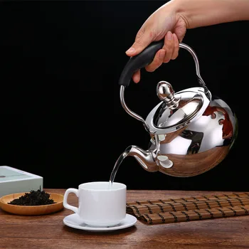 Nerūdijančio plieno arbatinukas didelės talpos arbata su tinklelio filtras viešbučio restorane prekes