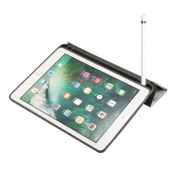 Marmuro Odos Magnetinės Silikoninės Atgal Case For iPad 9.7 2018 Su 