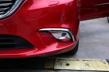 Dėl Mazda 6 Atenza M6 2017 2018 Chrome Priekiniai Rūko Šviesos Lempos Foglight Padengti Apdaila Dekoratyvinis Eksterjero Reikmenys, Automobilių Stilius